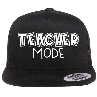 Teacher Mode Cute Back To School Flatbill Hat
