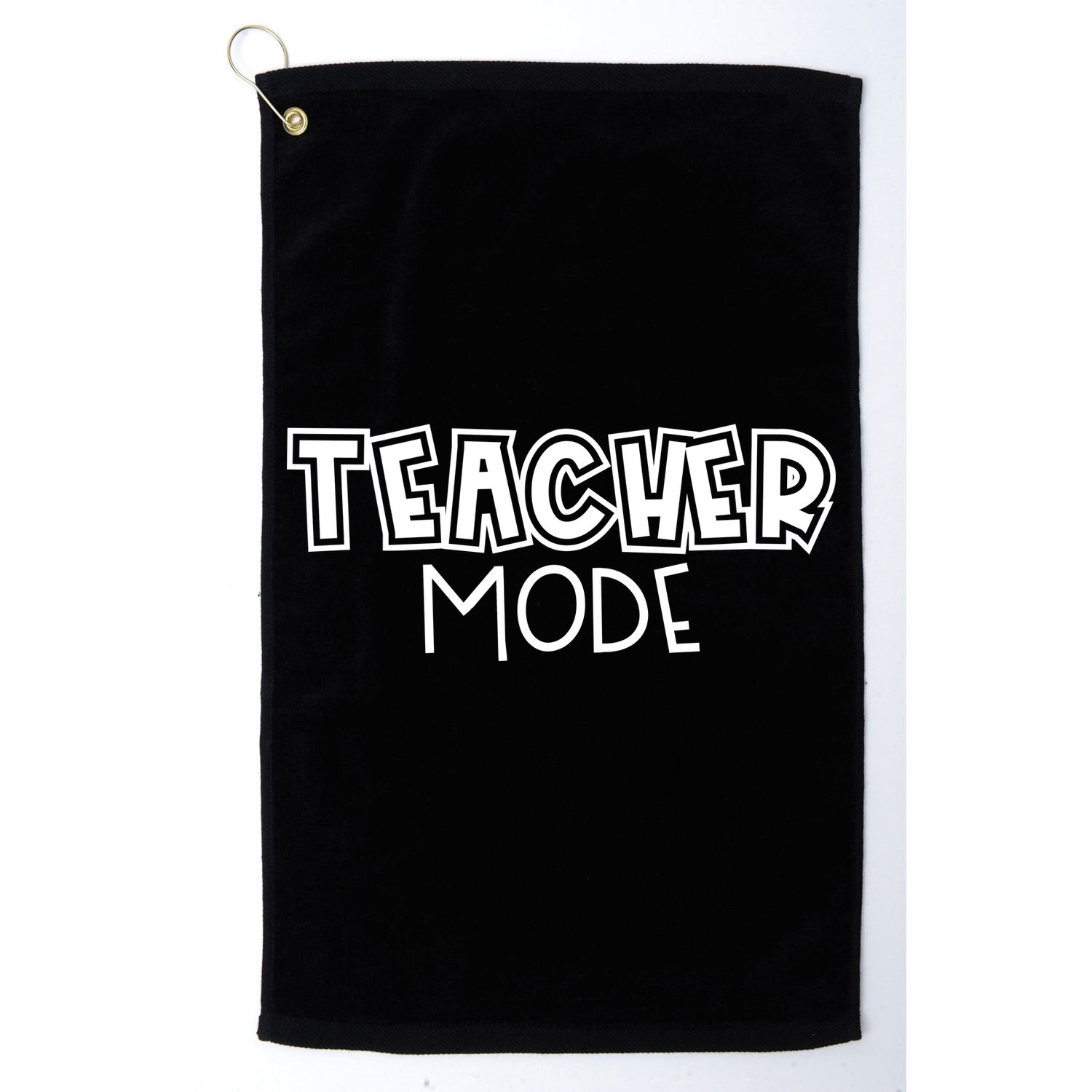 Teacher Mode Cute Back To School Golf Towel