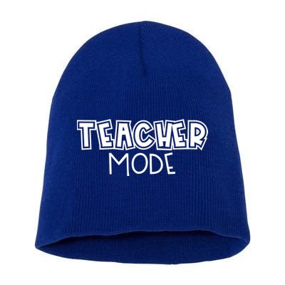 Teacher Mode Cute Back To School Short Acrylic Beanie