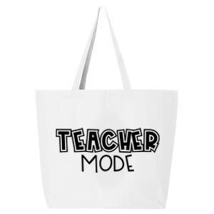 Teacher Mode Cute Back To School 25L Jumbo Tote