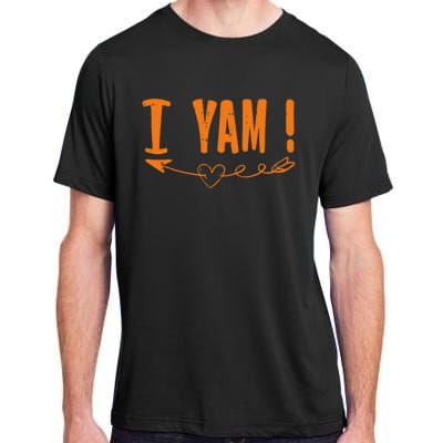 Thanksgiving Matching Couple SheS My Sweet Potato I Yam Adult ChromaSoft Performance T-Shirt