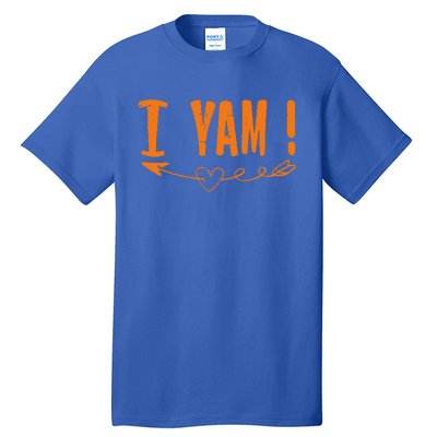 Thanksgiving Matching Couple SheS My Sweet Potato I Yam Tall T-Shirt