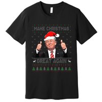 Trump Make Christmas Great Again Ugly Sweater  Premium T-Shirt