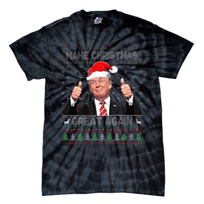 Trump Make Christmas Great Again Ugly Sweater  Tie-Dye T-Shirt