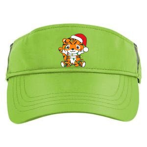 Tiger Merry Christmas Winter Animals Tiger Adult Drive Performance Visor