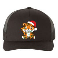 Tiger Merry Christmas Winter Animals Tiger Yupoong Adult 5-Panel Trucker Hat