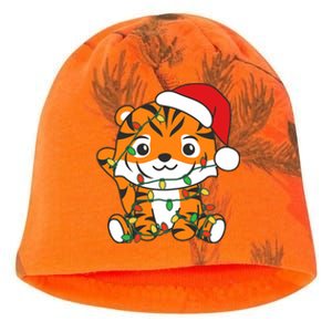 Tiger Merry Christmas Winter Animals Tiger Kati - Camo Knit Beanie