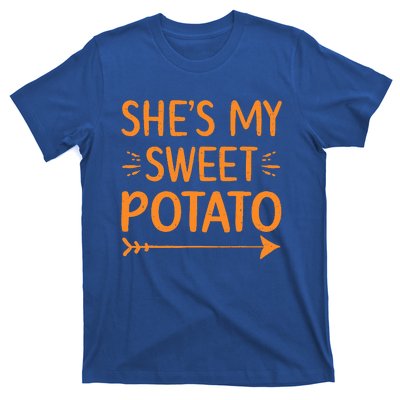 Thanksgiving Matching Couple She's My Sweet Potato I Yam Set T-Shirt