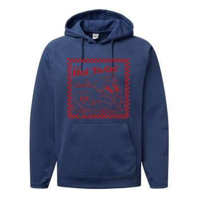 The Midwest Call Me Hot Pizza Hot To Go Gift Performance Fleece Hoodie