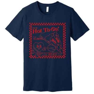 The Midwest Call Me Hot Pizza Hot To Go Gift Premium T-Shirt