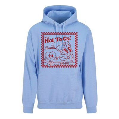 The Midwest Call Me Hot Pizza Hot To Go Gift Unisex Surf Hoodie