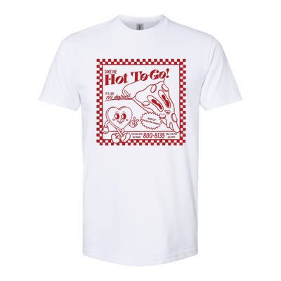 The Midwest Call Me Hot Pizza Hot To Go Gift Softstyle CVC T-Shirt