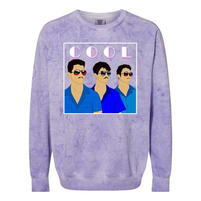 Three Migos Cool Mafia Gangster Colorblast Crewneck Sweatshirt