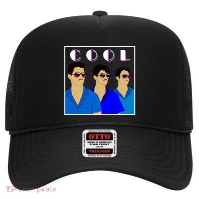Three Migos Cool Mafia Gangster High Crown Mesh Back Trucker Hat