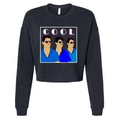 Three Migos Cool Mafia Gangster Cropped Pullover Crew