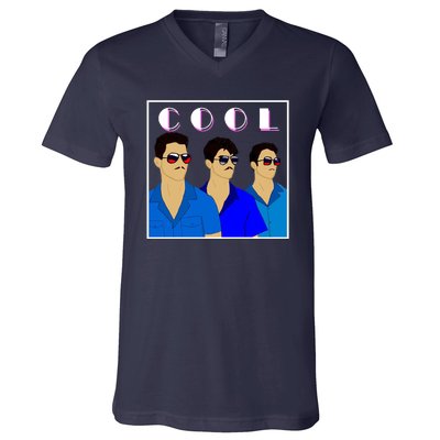 Three Migos Cool Mafia Gangster V-Neck T-Shirt