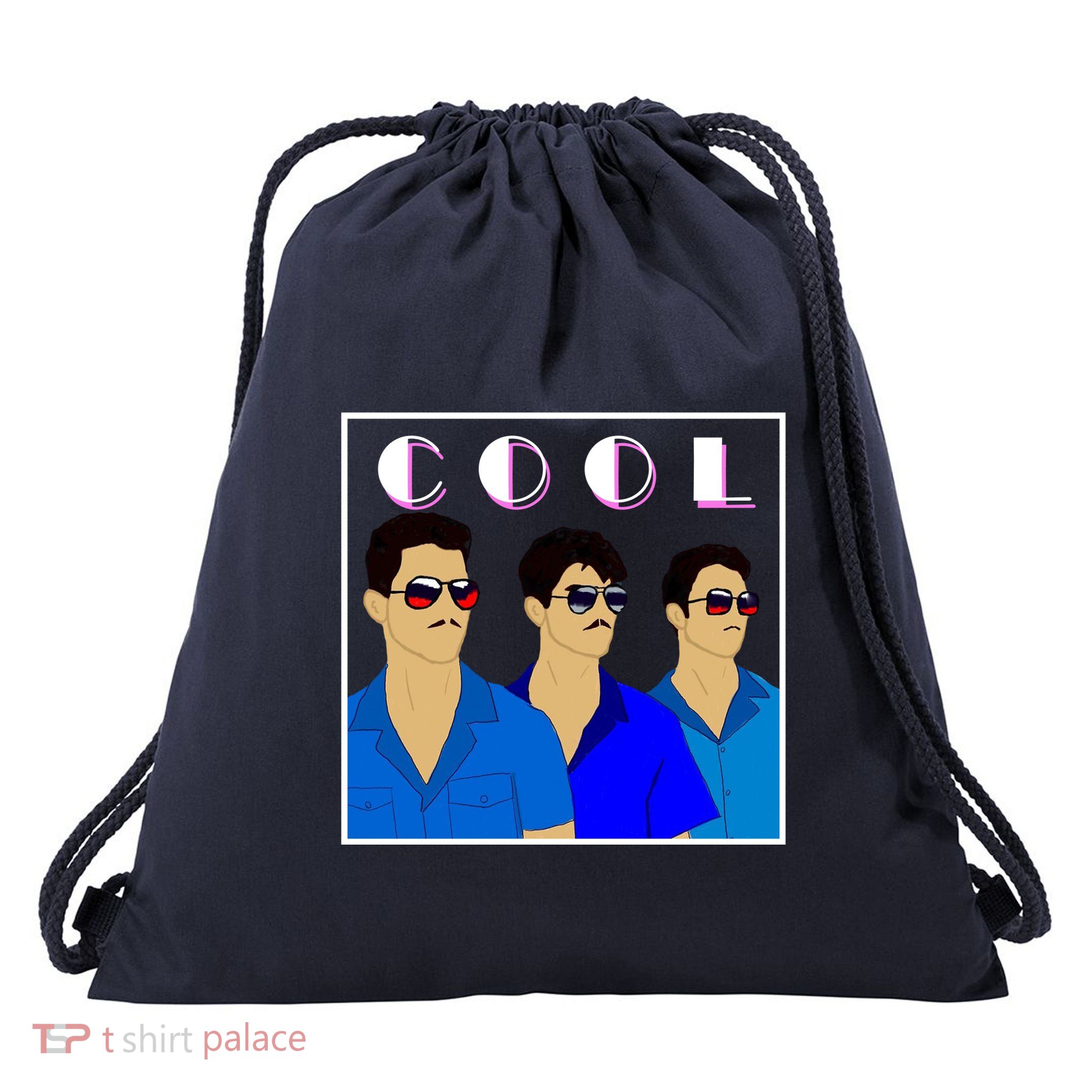 Three Migos Cool Mafia Gangster Drawstring Bag