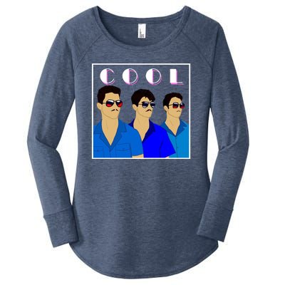 Three Migos Cool Mafia Gangster Women's Perfect Tri Tunic Long Sleeve Shirt