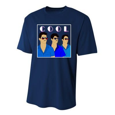 Three Migos Cool Mafia Gangster Performance Sprint T-Shirt