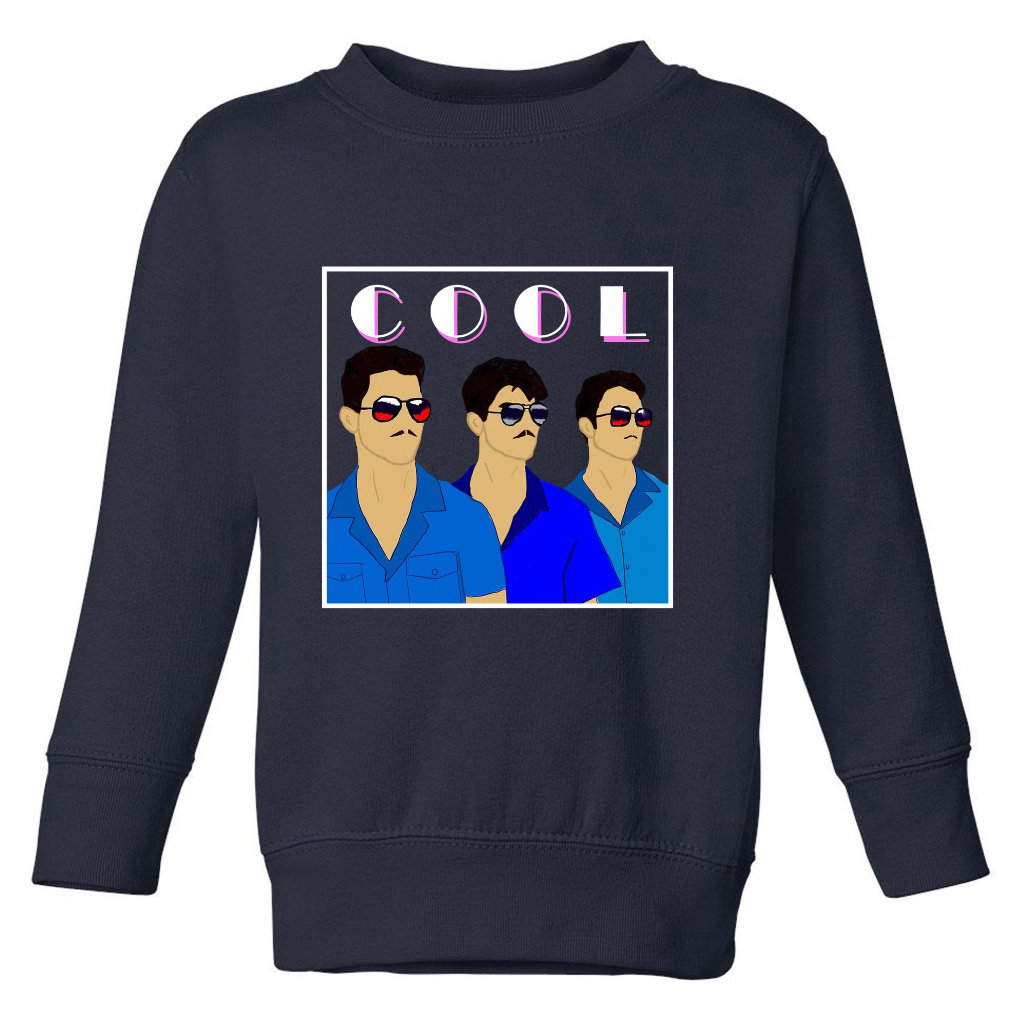 Three Migos Cool Mafia Gangster Toddler Sweatshirt