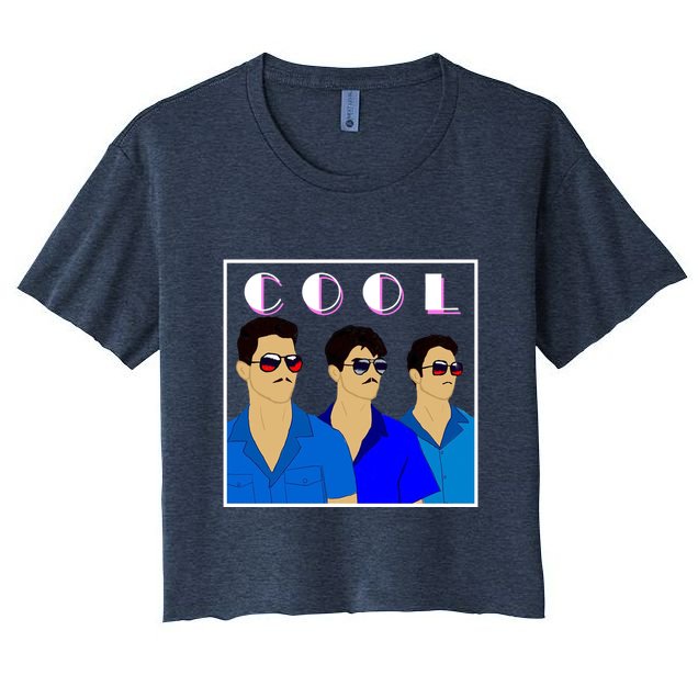 Three Migos Cool Mafia Gangster Crop Top