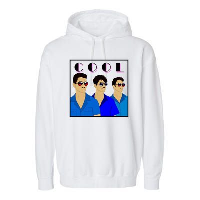 Three Migos Cool Mafia Gangster Garment-Dyed Fleece Hoodie