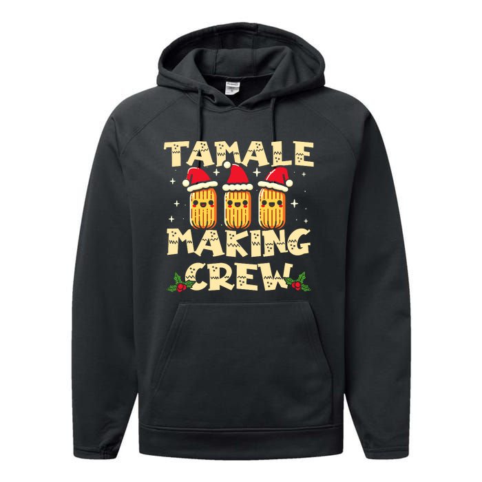 Tamale Making Crew Tamale Season Funny Mexican Christmas Performance Fleece Hoodie