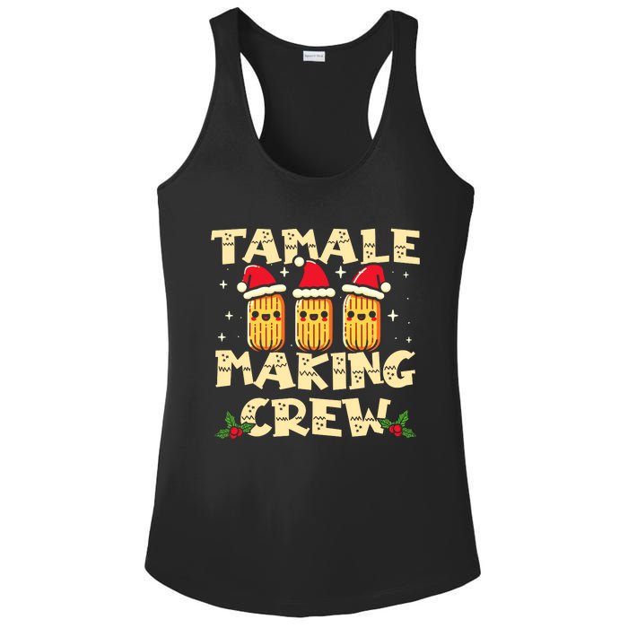 Tamale Making Crew Tamale Season Funny Mexican Christmas Ladies PosiCharge Competitor Racerback Tank