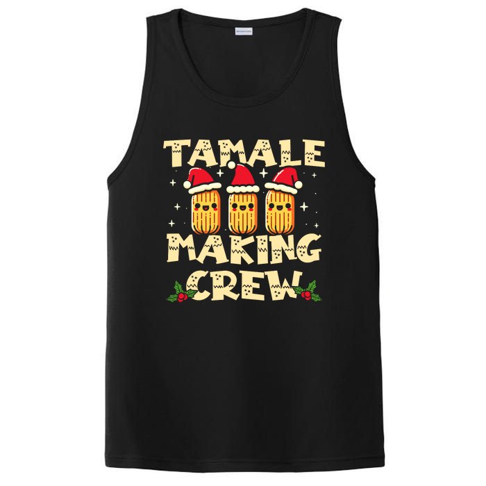 Tamale Making Crew Tamale Season Funny Mexican Christmas PosiCharge Competitor Tank