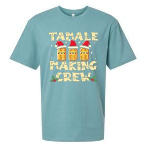 Tamale Making Crew Tamale Season Funny Mexican Christmas Sueded Cloud Jersey T-Shirt