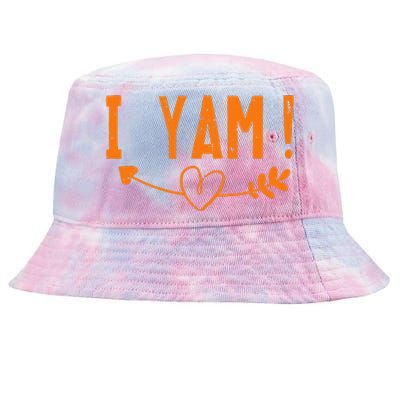 Thanksgiving Matching Couple SheS My Sweet Potato I Yam Set Tie-Dyed Bucket Hat