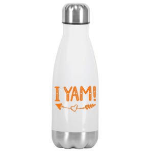 Thanksgiving Matching Couples SheS My Sweet Potato I Yam Stainless Steel Insulated Water Bottle