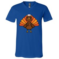 Thanksgiving Medical Doctor Nursing Nurse Great Gift V-Neck T-Shirt