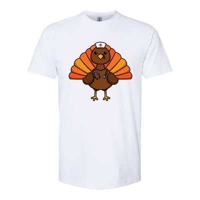 Thanksgiving Medical Doctor Nursing Nurse Great Gift Softstyle CVC T-Shirt