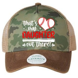 Thats My Daughter Baseball Mom Dad Mothers Day Gift Legacy Tie Dye Trucker Hat