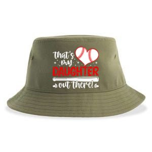 Thats My Daughter Baseball Mom Dad Mothers Day Gift Sustainable Bucket Hat