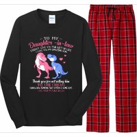 To My Daughterinlaw I Gave You My Amazing Son Dinosaur Long Sleeve Pajama Set