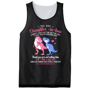 To My Daughterinlaw I Gave You My Amazing Son Dinosaur Mesh Reversible Basketball Jersey Tank