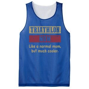 Triathlon Mom Definition Proud Triathlon Mom Funny Gift Funny Gift Mesh Reversible Basketball Jersey Tank