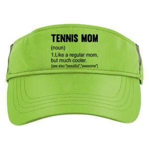 Tennis Mom Definition Funny Tennis Mom Great Gift Adult Drive Performance Visor