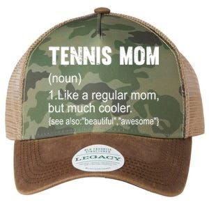 Tennis Mom Definition Funny Tennis Mom Great Gift Legacy Tie Dye Trucker Hat