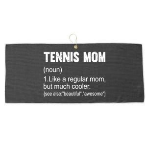 Tennis Mom Definition Funny Tennis Mom Great Gift Large Microfiber Waffle Golf Towel