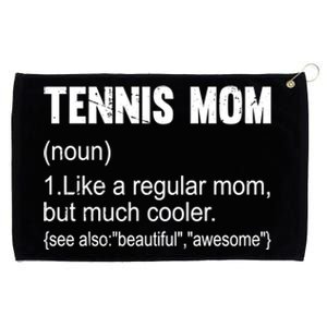 Tennis Mom Definition Funny Tennis Mom Great Gift Grommeted Golf Towel