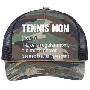 Tennis Mom Definition Funny Tennis Mom Great Gift Retro Rope Trucker Hat Cap