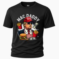Trump Mac Daddy Fast Food Hamburger French Fries Cooling Performance Crew T-Shirt