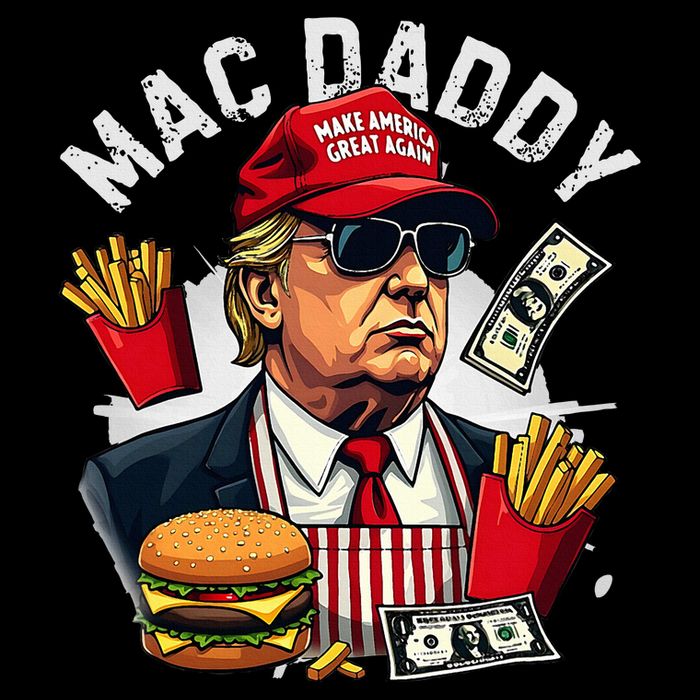 Trump Mac Daddy Fast Food Hamburger French Fries Impact Tech Backpack