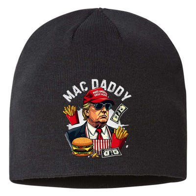 Trump Mac Daddy Fast Food Hamburger French Fries Sustainable Beanie