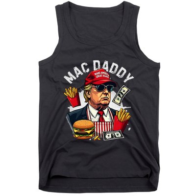 Trump Mac Daddy Fast Food Hamburger French Fries Tank Top