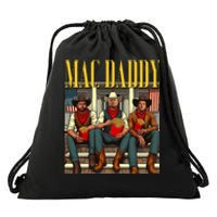 Trump Mc Daddy Trump 2024 Trump Vance Elon Support Trump Drawstring Bag