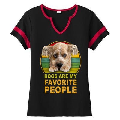 Terrier Mix Dogs Are My Favorite People Great Gift Great Gift Ladies Halftime Notch Neck Tee